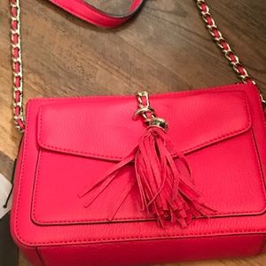 Karl lagerfeld hot pink cross body bag! BRAND NEW!